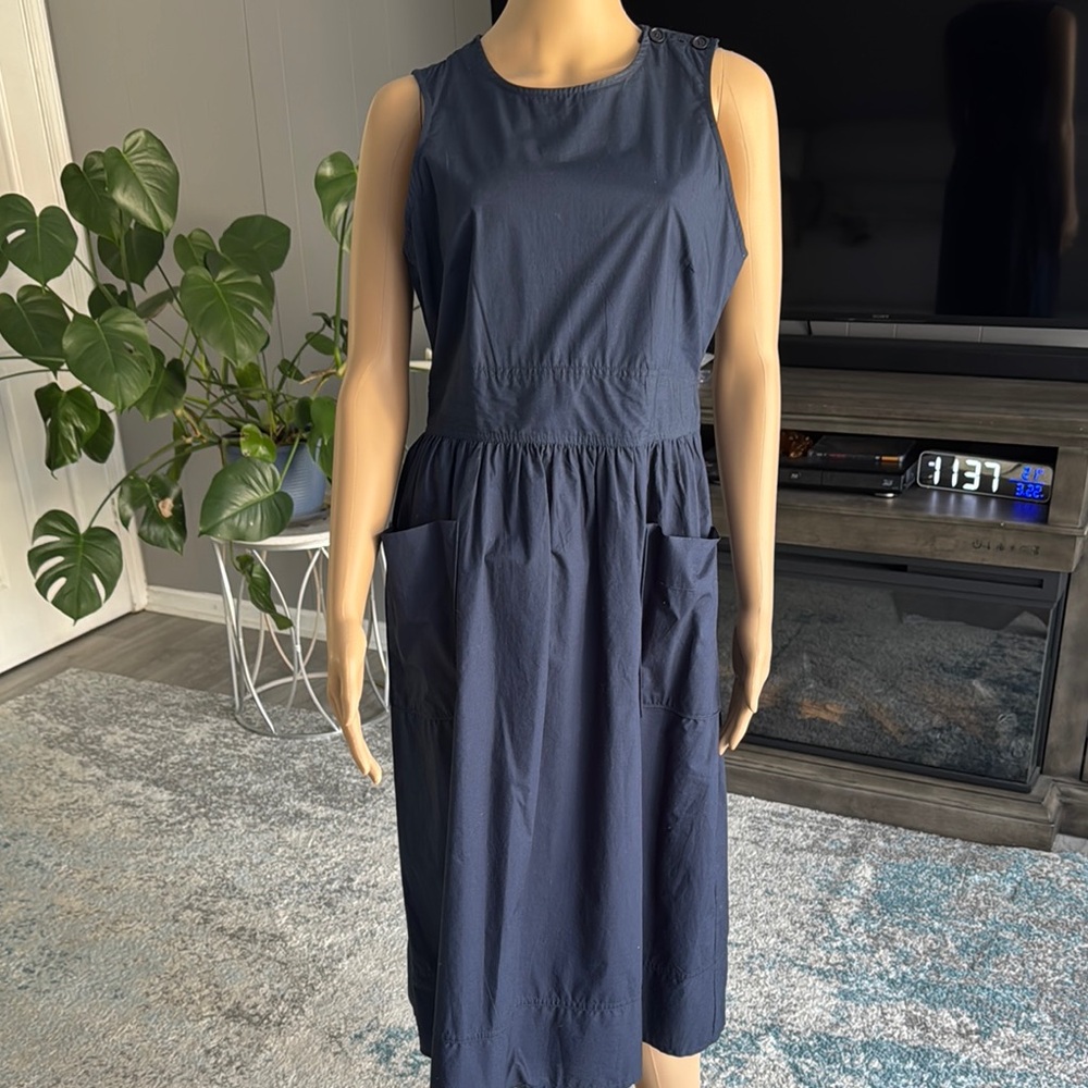 Navy Sleeveless Dress